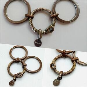 Salvatore Ferragamo Gancini Vintage Keyring